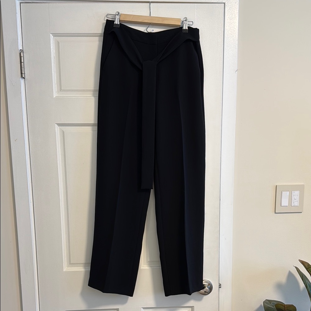 Les Copains Black High-Waisted Trousers